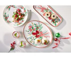 Maxwell & Williams 38x30cm Festive Flora Oval Platter