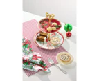 Maxwell & Williams Festive Flora 2-Tiered Cake Stand