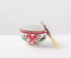 Maxwell & Williams 2-Piece Festive Flora Dip & Spreader Set