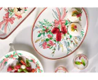 Maxwell & Williams 38x30cm Festive Flora Oval Platter