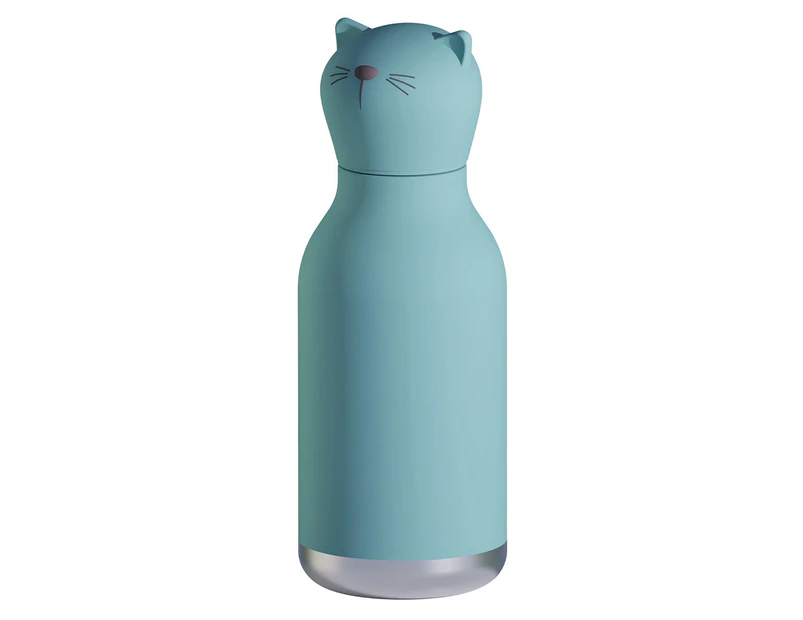 Asobu 460mL Cat Bestie Double Walled Insulated Drink Bottle - Teal