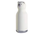 Asobu 460mL Polar Bear Bestie Double Walled Insulated Drink Bottle - White