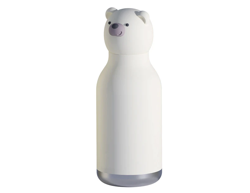 Asobu 460mL Polar Bear Bestie Double Walled Insulated Drink Bottle - White