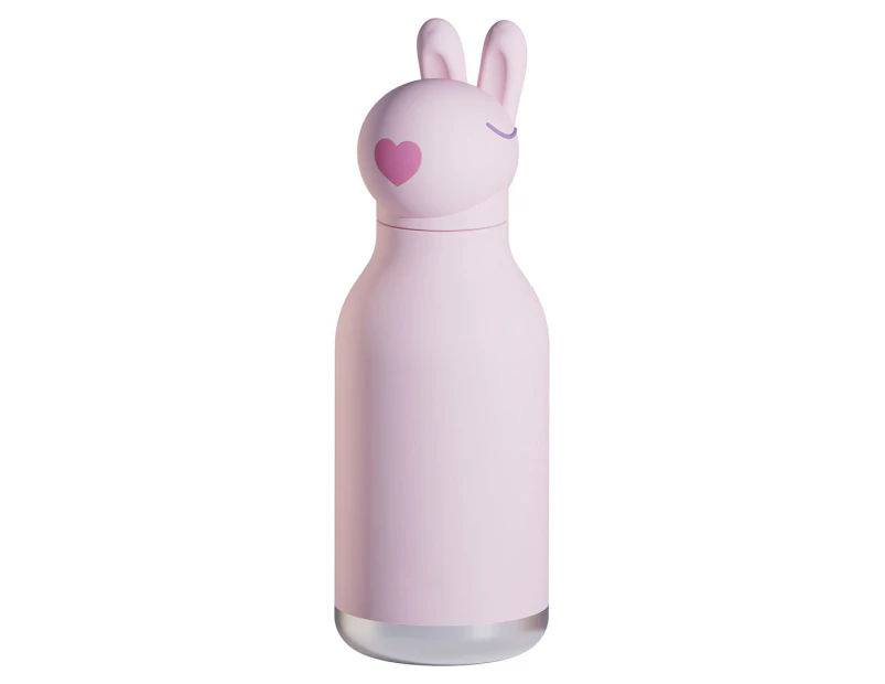 Asobu 460mL Bunny Bestie Double Walled Insulated Drink Bottle - Pink