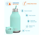 Asobu 460mL Cat Bestie Double Walled Insulated Drink Bottle - Teal