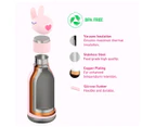 Asobu 460mL Bunny Bestie Double Walled Insulated Drink Bottle - Pink