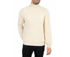 Edwin Men's Roni High Collar Knit - Beige