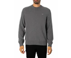 GANT Men's Casual Cotton Saddle Knit - Grey