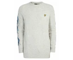 Lyle & Scott Men's Argyle Sleeve Knit - Grey