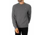 GANT Men's Casual Cotton Saddle Knit - Grey