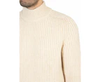 Edwin Men's Roni High Collar Knit - Beige