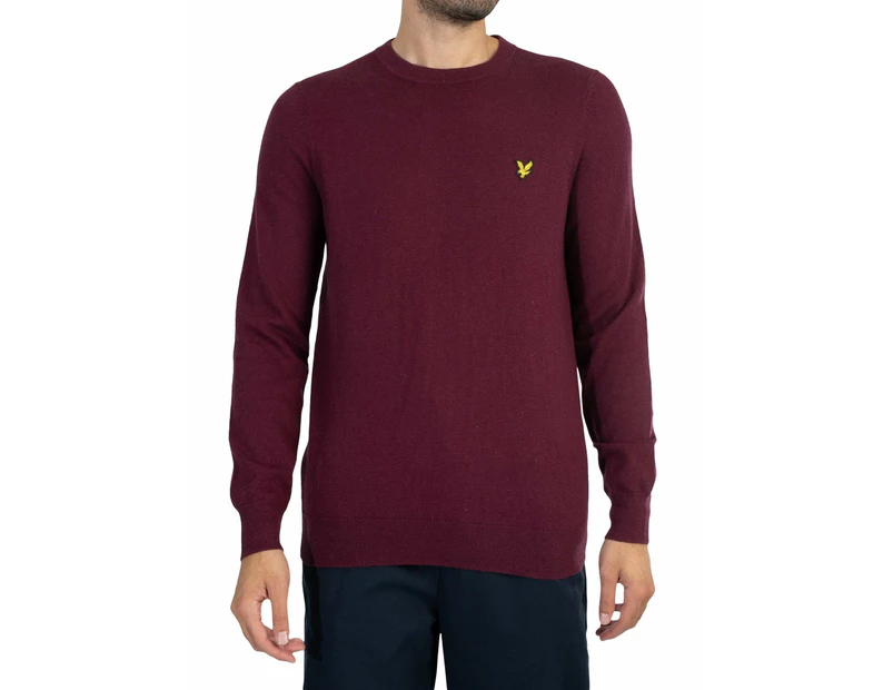 Lyle & Scott Men's Cotton Merino Knit - Red