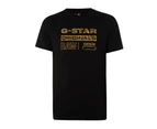 G-Star RAW Men's Distressed Originals Slim T-Shirt - Black