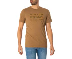 G-Star RAW Men's Distressed Originals Slim T-Shirt - Brown