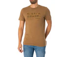 G-Star RAW Men's Distressed Originals Slim T-Shirt - Brown