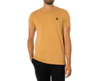 Timberland Men's Slim Fit Embroidered Logo T-Shirt - Brown