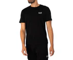 EA7 Men's Chest Logo T-Shirt - Black