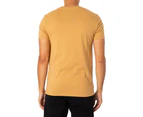 Timberland Men's Slim Fit Embroidered Logo T-Shirt - Brown