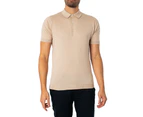 John Smedley Men's Adrian Polo Shirt - Beige