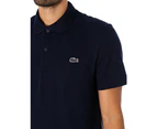 Lacoste Men's Regular Fit Cotton Blend Polo Shirt - Blue