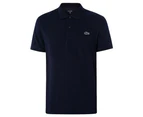 Lacoste Men's Regular Fit Cotton Blend Polo Shirt - Blue