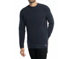 Superdry Men's Textured Knit Jumper - Blue