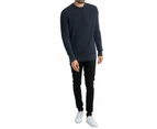 Superdry Men's Textured Knit Jumper - Blue