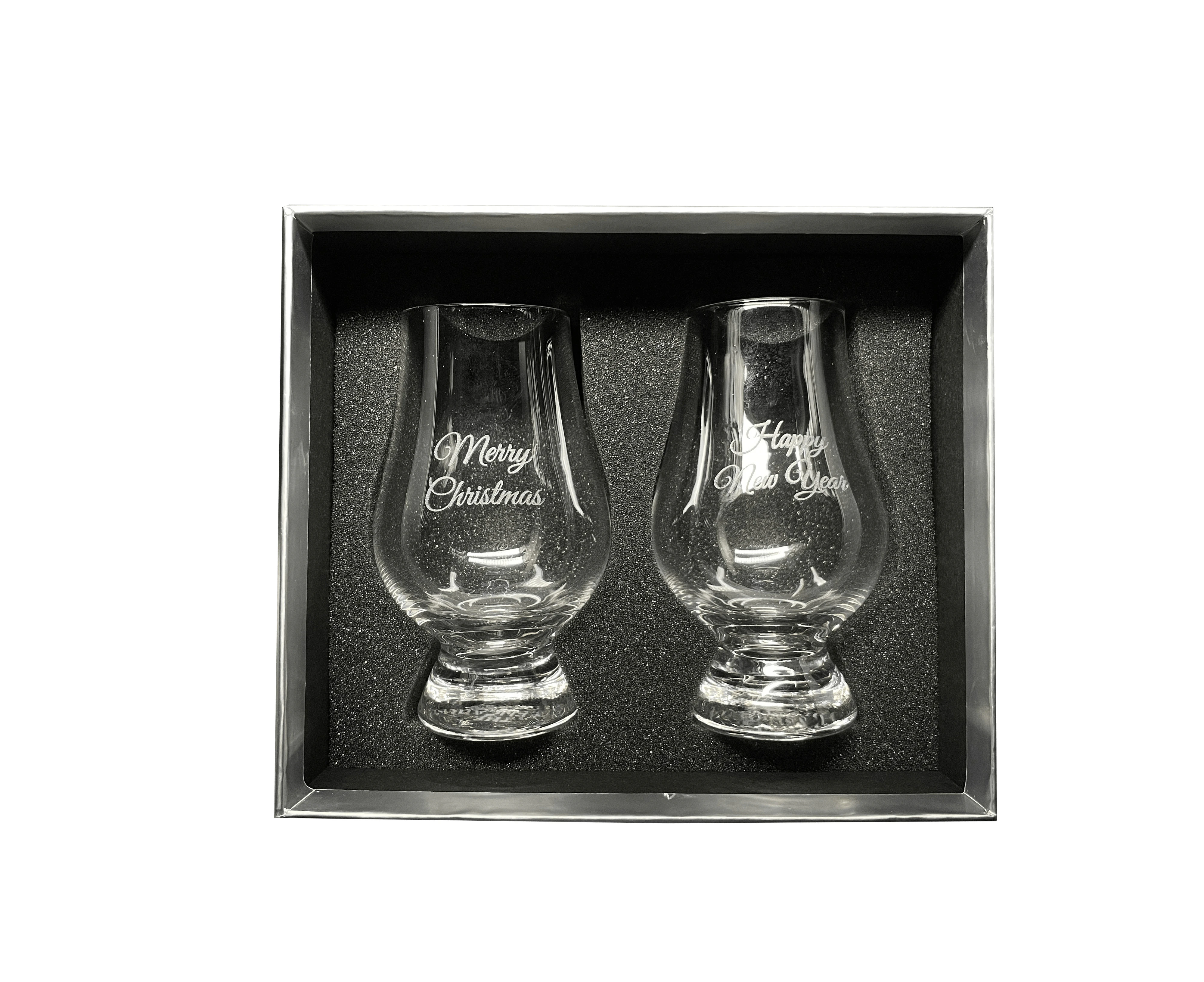 Christmas Edition Glencairn Crystal Whisky Glass "Original" in Presentation Box