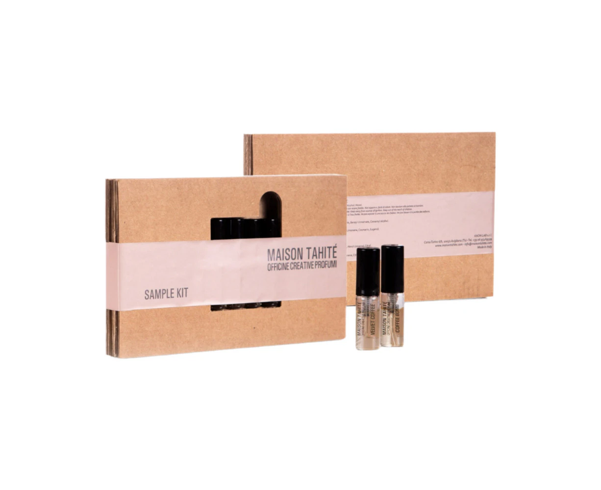 Maison Tahite Coffee Sample Kit 4x2ml Eau De Parfum