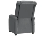 vidaXL Massage Chair Anthracite Faux Leather