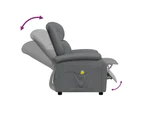 vidaXL Massage Chair Anthracite Faux Leather