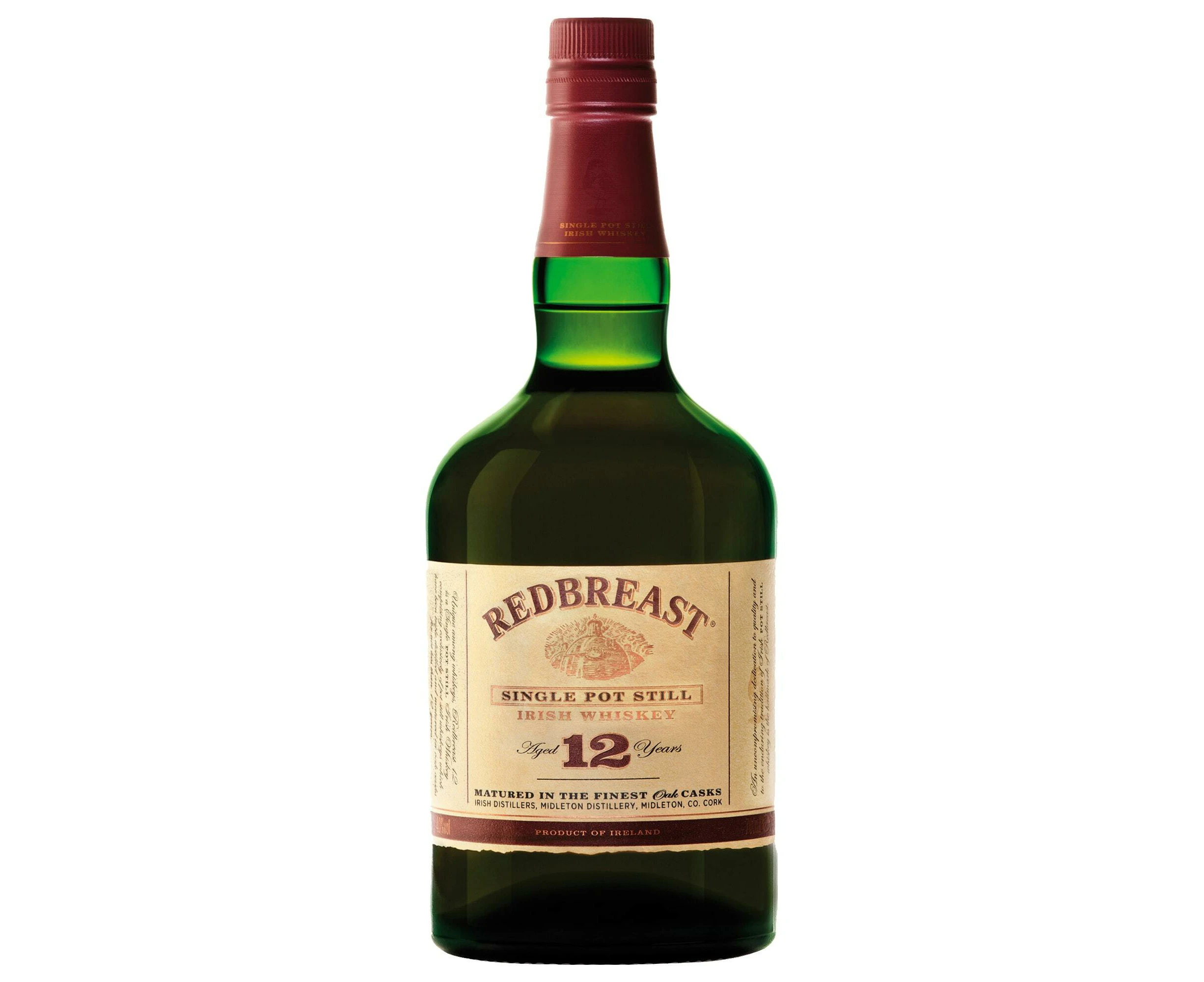 Redbreast 12 Year Old Irish Whiskey 700mL Bottle