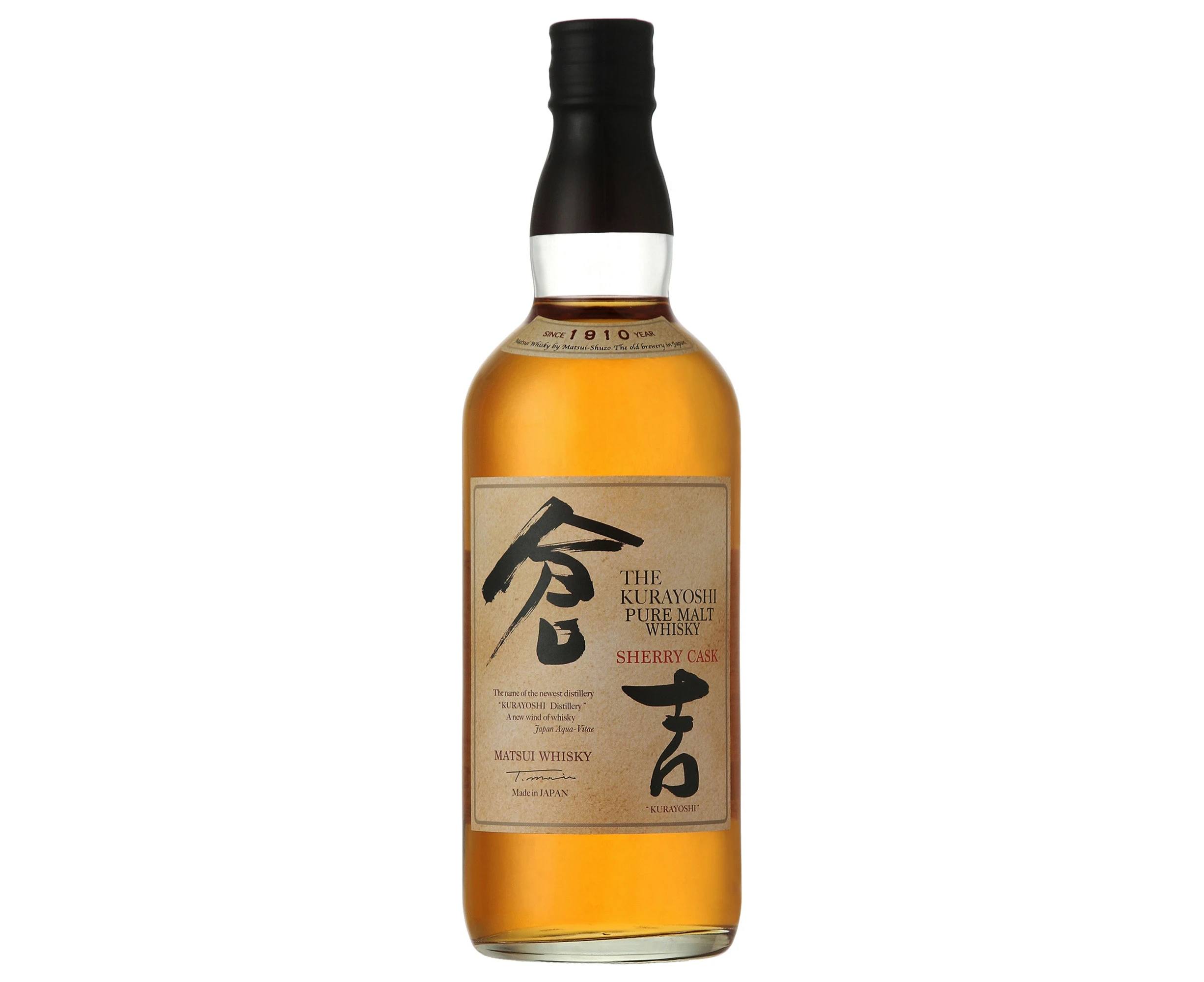 Kurayoshi Pure Malt Whisky Sherry Cask 43% 700mL Bottle