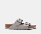 Birkenstock Unisex Arizona Birko-Flor Regular Fit Sandals - Stone Coin