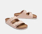 Birkenstock Unisex Arizona Birko-Flor Narrow Fit Sandals - New Beige