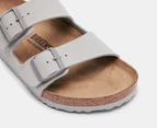 Birkenstock Unisex Arizona Birko-Flor Regular Fit Sandals - Stone Coin