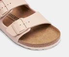 Birkenstock Unisex Arizona Birko-Flor Narrow Fit Sandals - New Beige