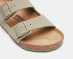 Birkenstock Unisex Arizona Birko-Flor Regular Fit Sandals - Faded Khaki