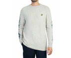 Lyle & Scott Men's Argyle Sleeve Knit - Grey