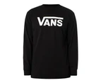 Vans Men's Classic Longsleeved T-Shirt - Black