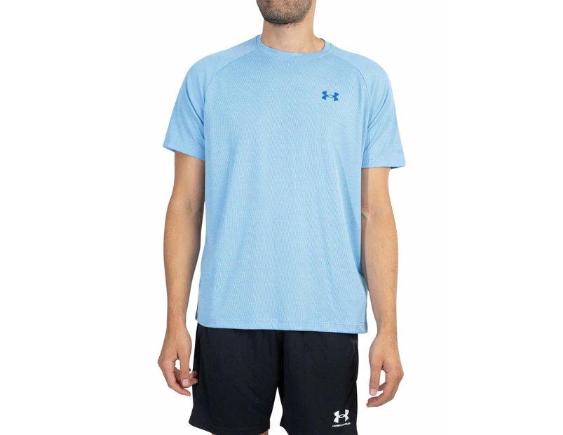 Under Armour Men's Tech Textured T-Shirt - Blue