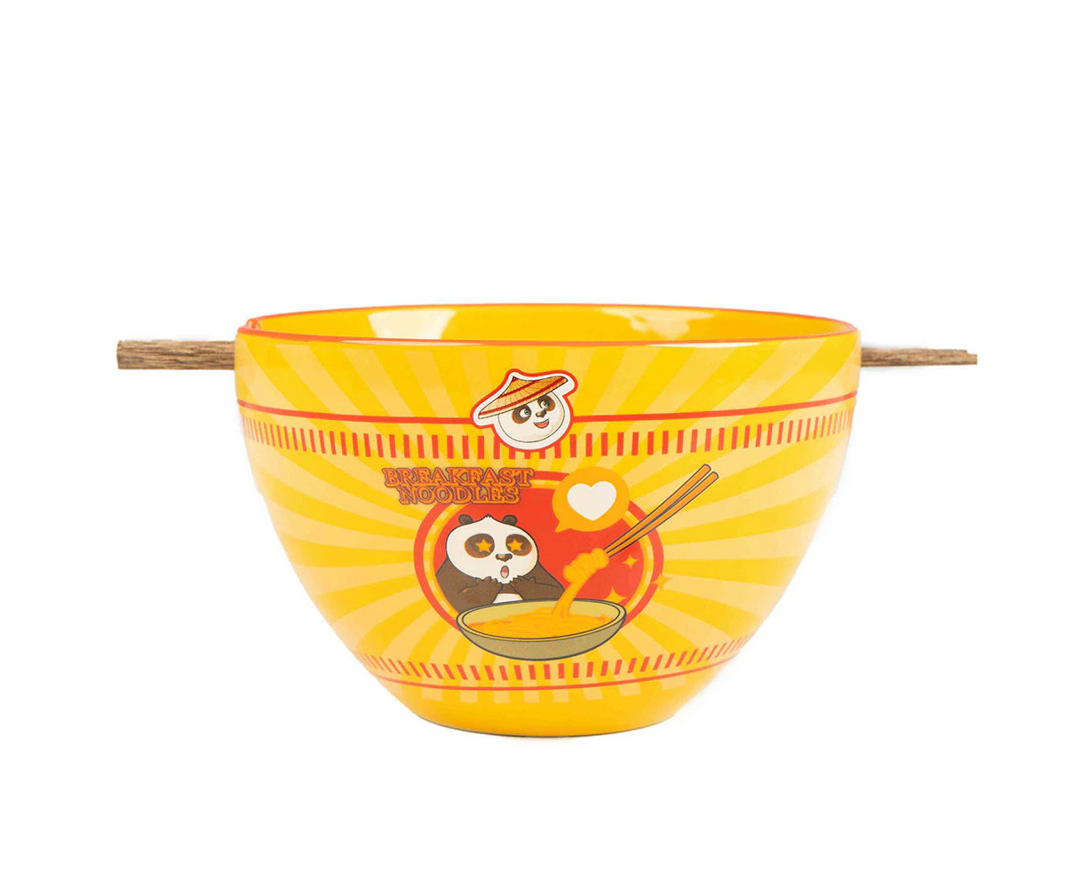 Kung Fu Panda -  Ramen Bowl with Chopsticks