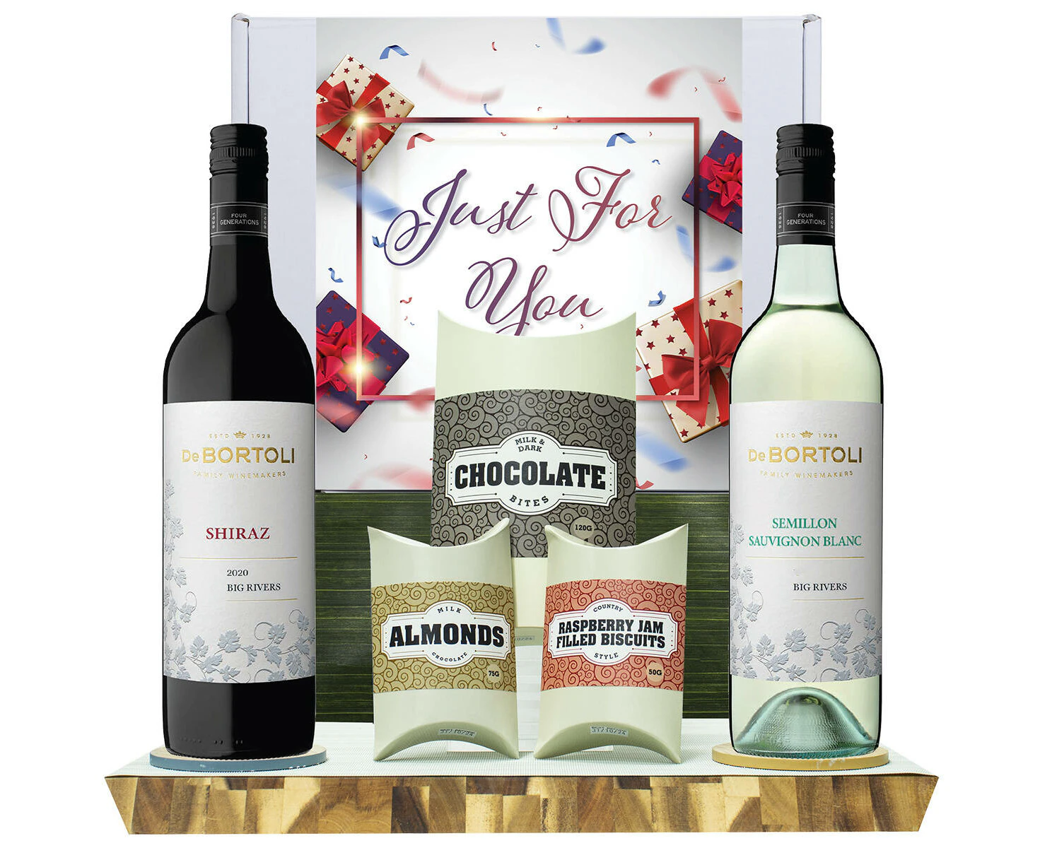 20123E Just For You Gourmet Hamper with De Bortoli Big Rivers