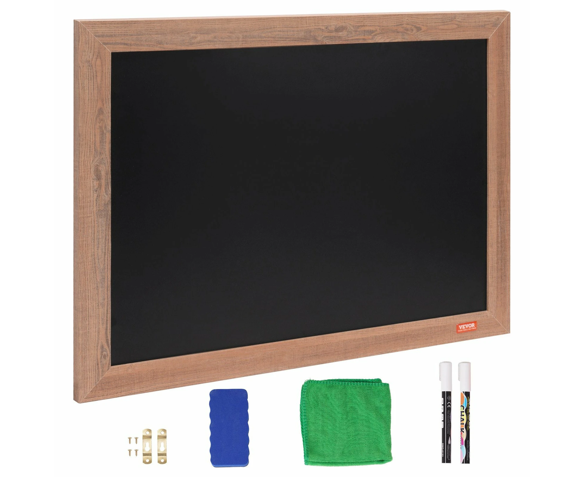 VEOVR 457x610 mm Magnetic Chalk Board, Hanging Message Signs with Chalks & Eraser,