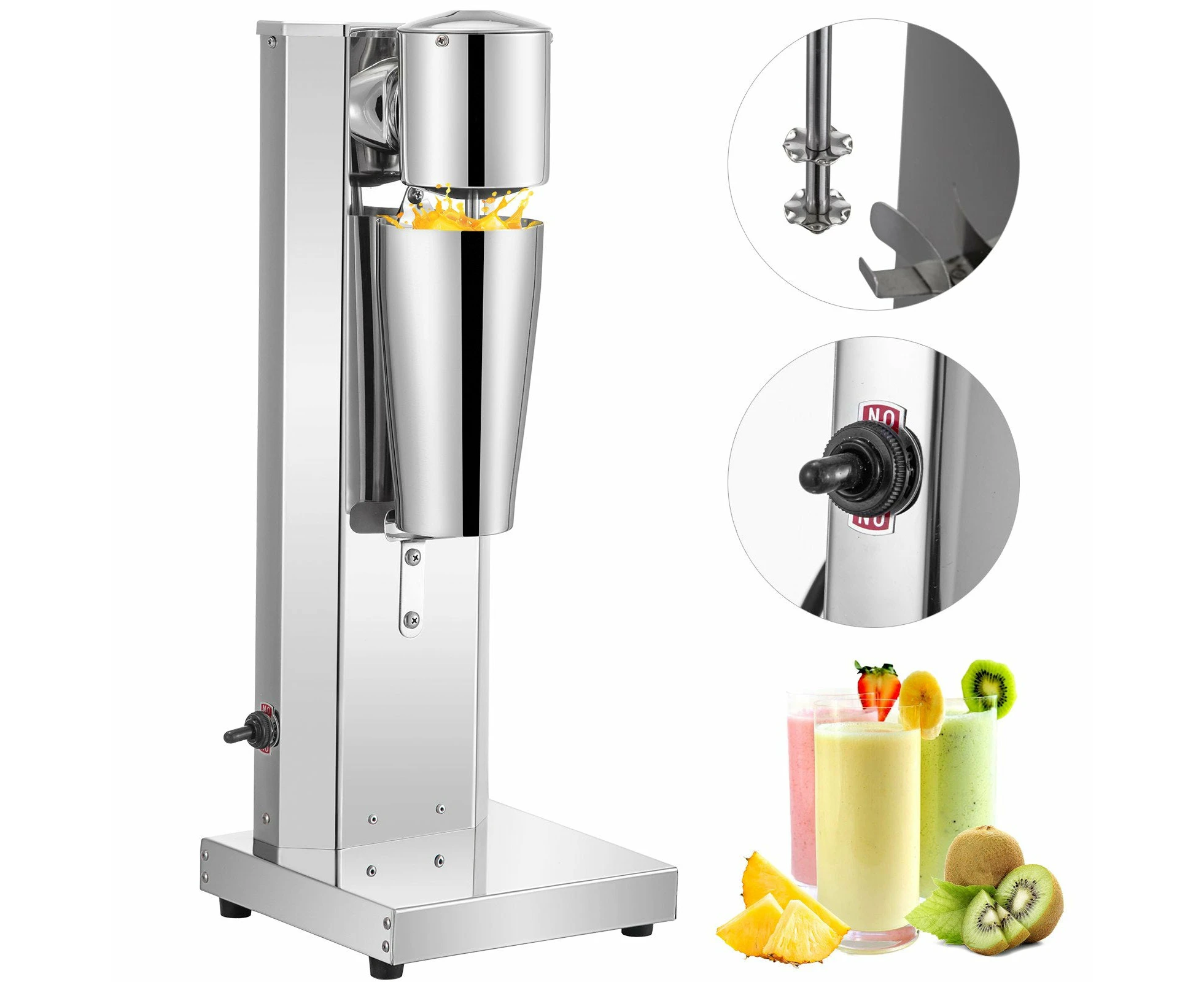 Vevor Milkshake Maker Kit, Electric Milkshake Maker, Stainless Steel Milkshake Machine