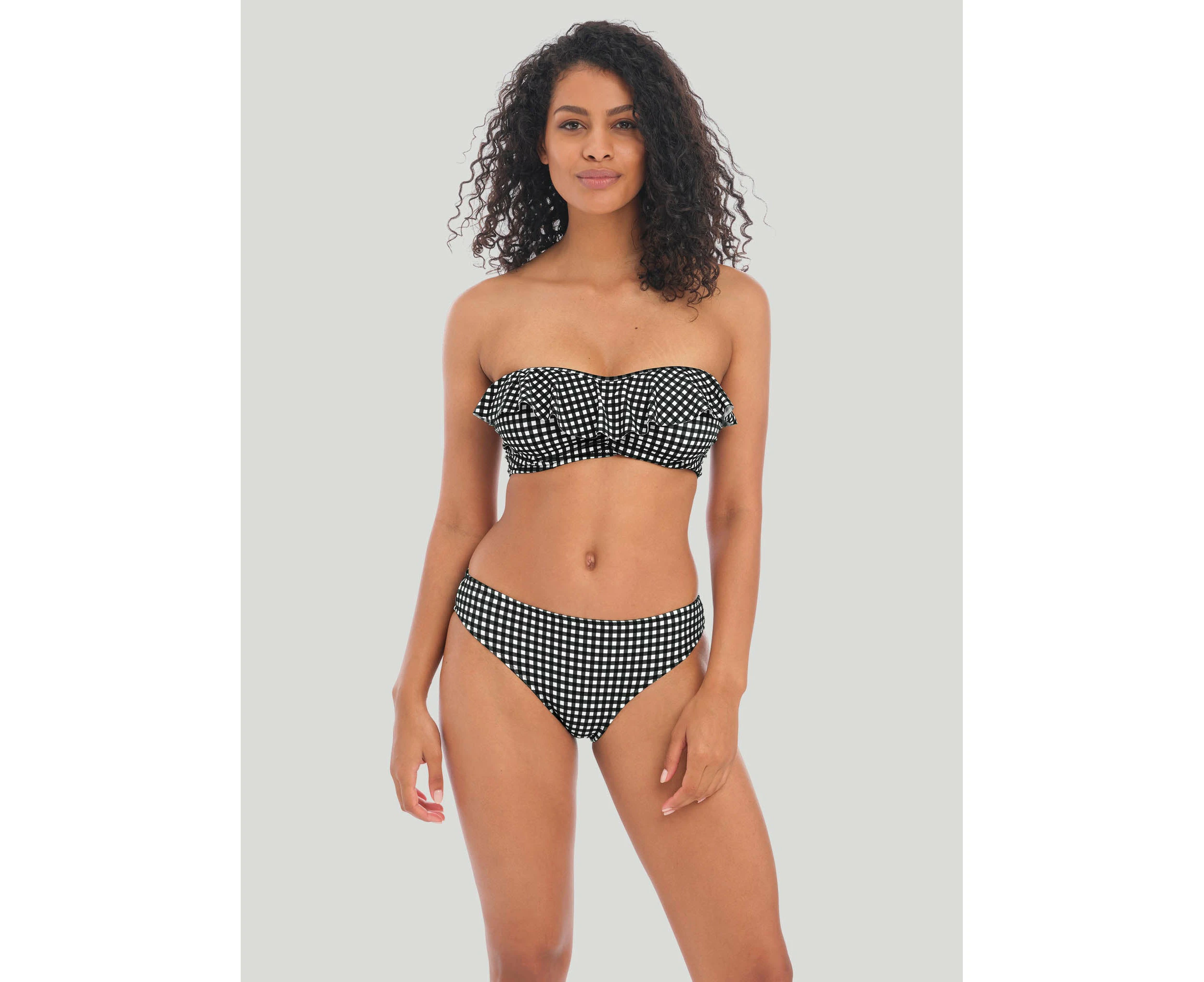 Freya Swimwear: Check In Bikini Brief  Monochrome