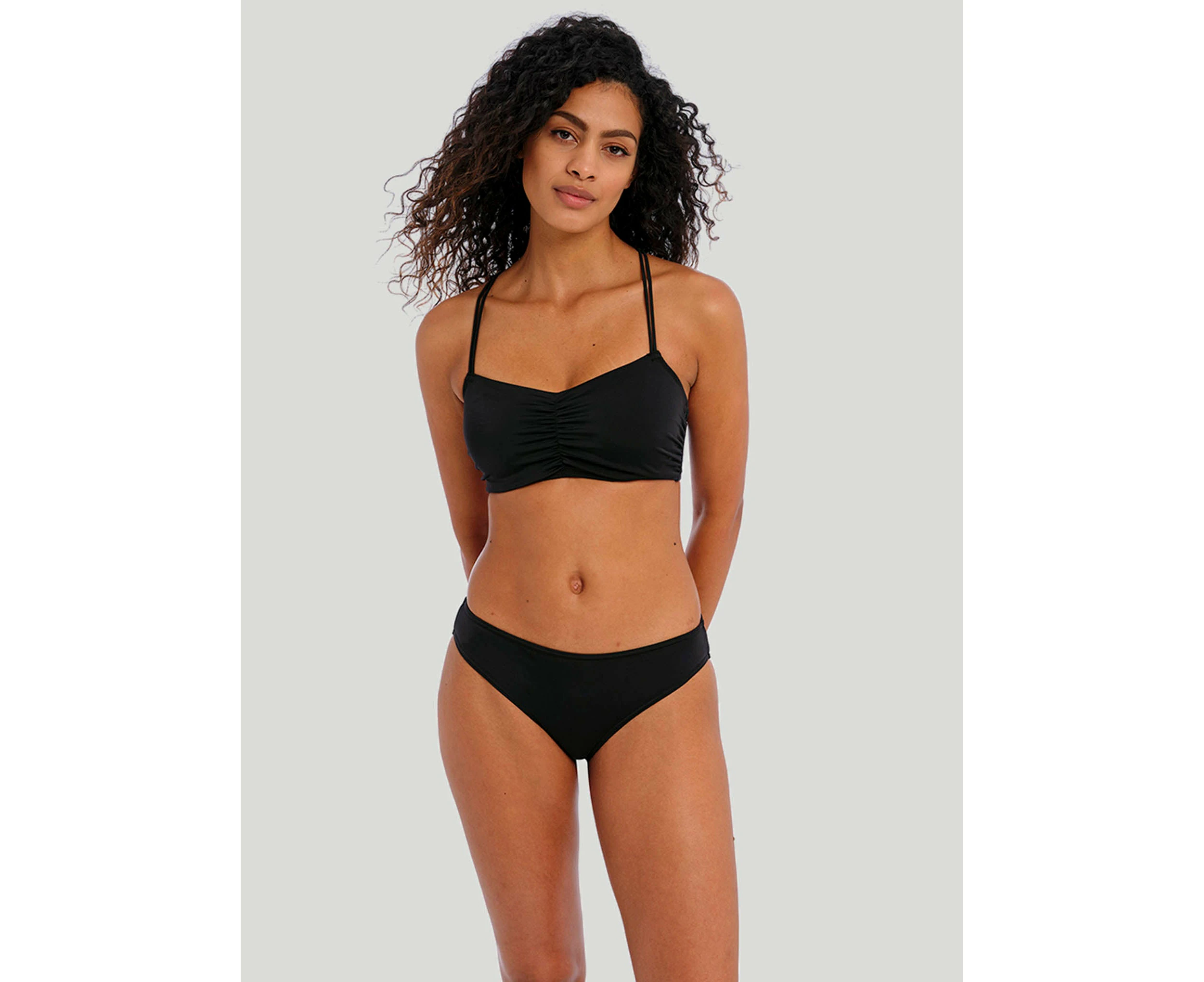 Freya Swimwear: Jewel Cove Bikini Brief  Plain Black