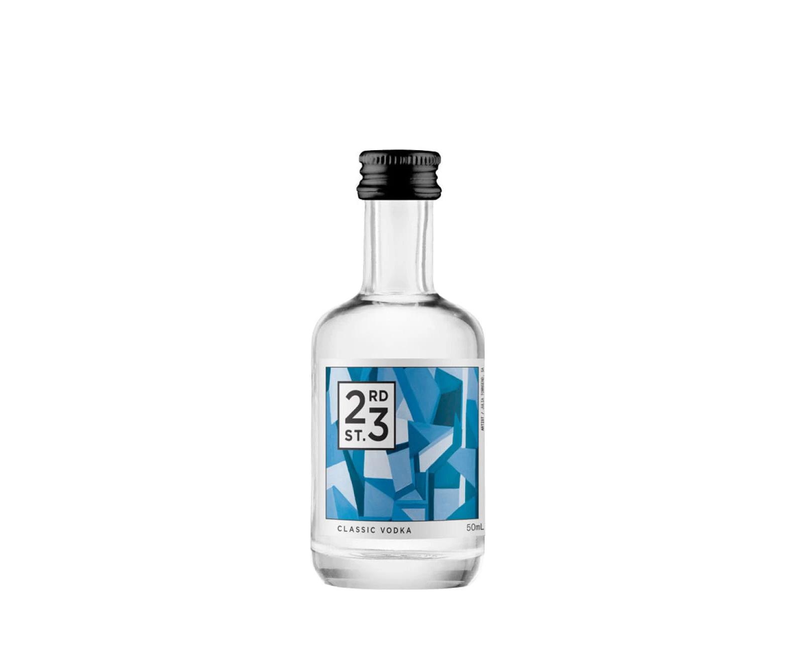 23rd Street Distillery Classic Vodka, 50ml 37% Alc.