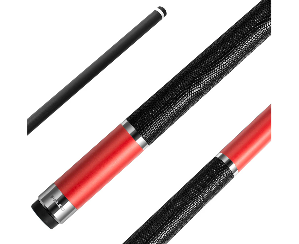 Grafex Gladiator Carbon Fibre Pool Snooker Billiard Cue Red 9mm Tip