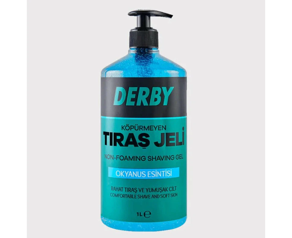 DERBY Non-Foaming Shaving Gel 1L - Ocean